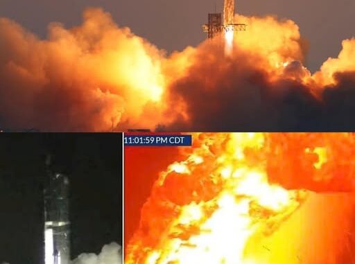1.Elon Musk’s Starship Obliterated