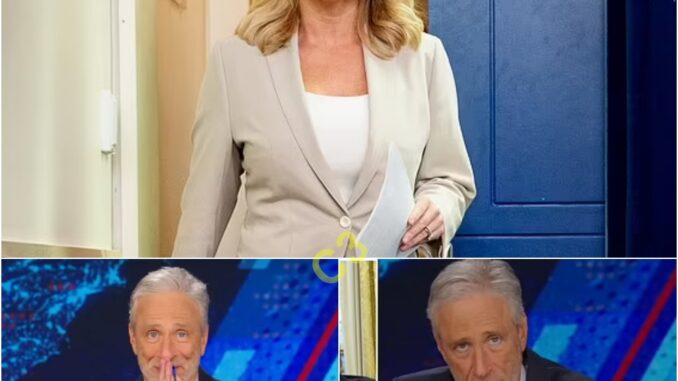 5.Jon Stewart just mocked Karoline Leavitt but immediately faced her ruthless comeback