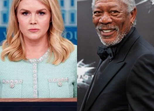 8.Karoline Leavitt was mercilessly lectured by Morgan Freeman on the topic