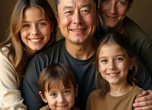 Elon Musk is a family man